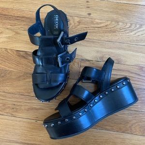 Patent Leather Platforms